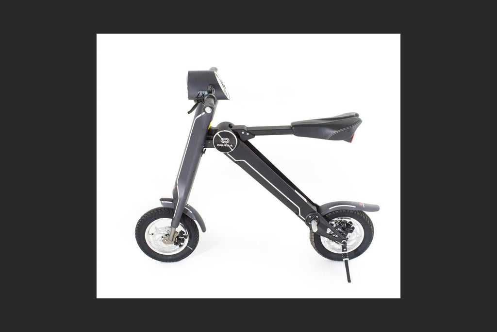 Cruzaa E-Scooter PRO Carbon Black – with Built-in Speakers & Bluetooth - JJ Adams Bikes