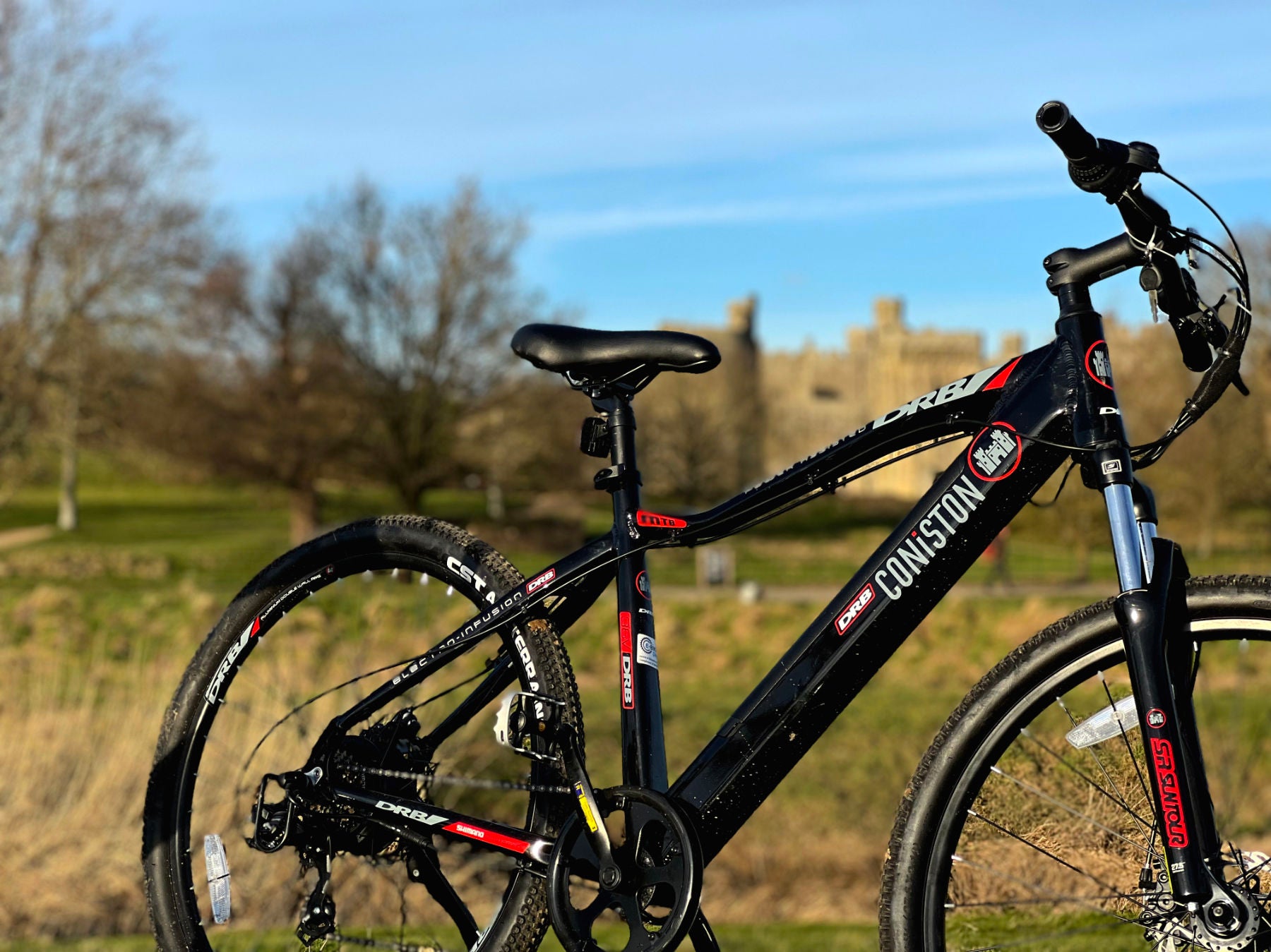 Dallingridge Coniston Hardtail Electric Mountain Bike in Black 250W Rear Hub Motor - JJ Adams Bikes