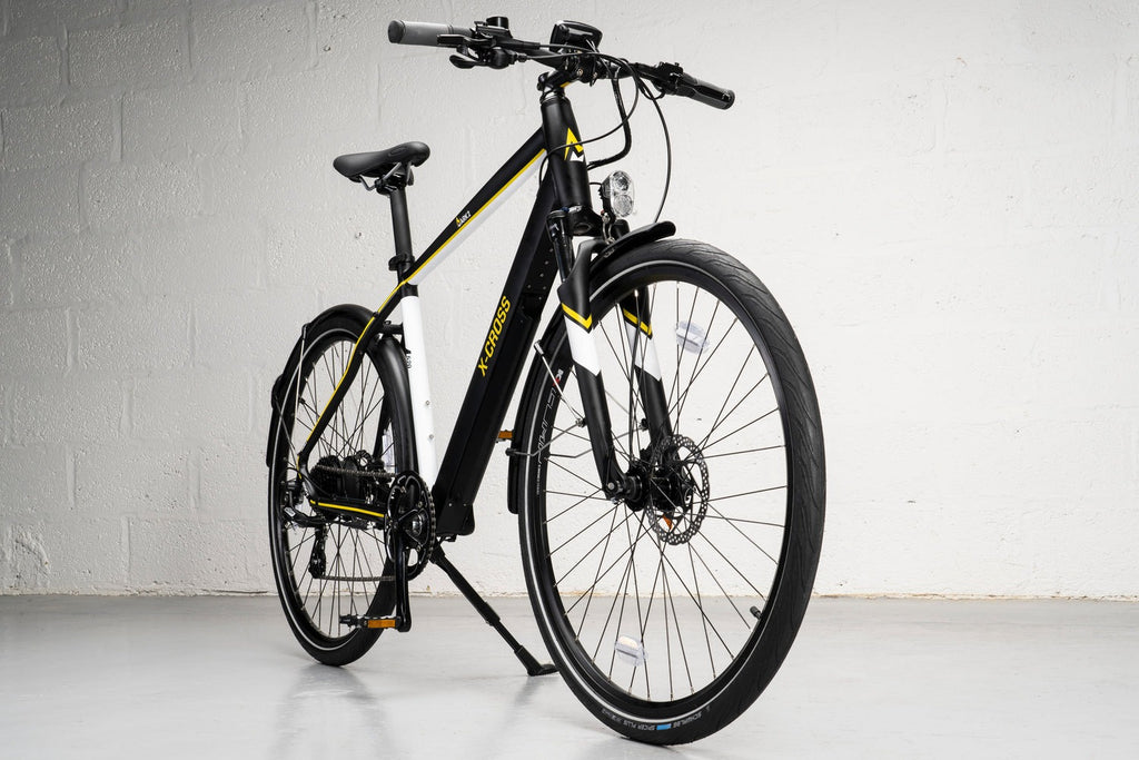 Mark2 X-Cross 520 E-Bike 250W Motor Electric Bike in Black - JJ Adams Bikes