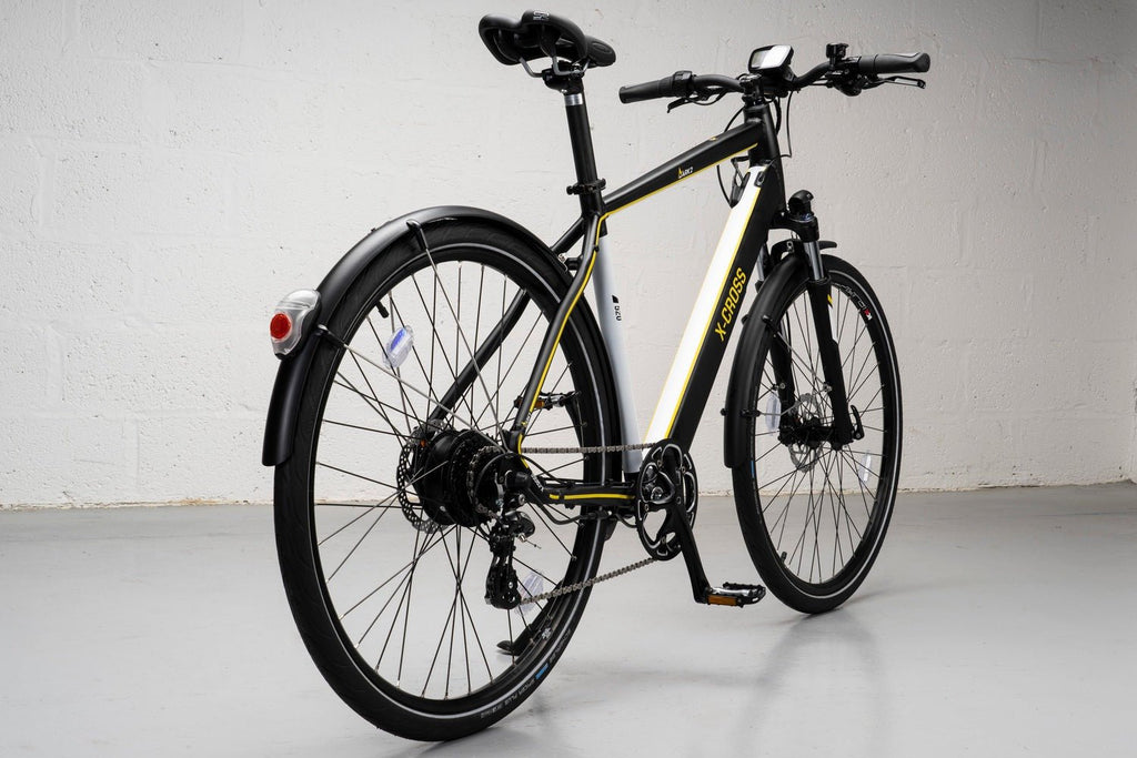 Mark2 X-Cross 520 E-Bike 250W Motor Electric Bike in Black - JJ Adams Bikes