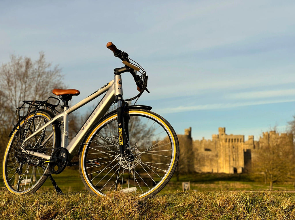 Dallingridge Malvern Electric Trekking Bike in Silver 250W Rear Hub Motor - JJ Adams Bikes